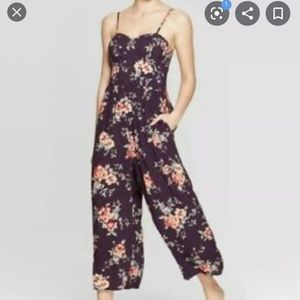 Women's floral jumpsuit